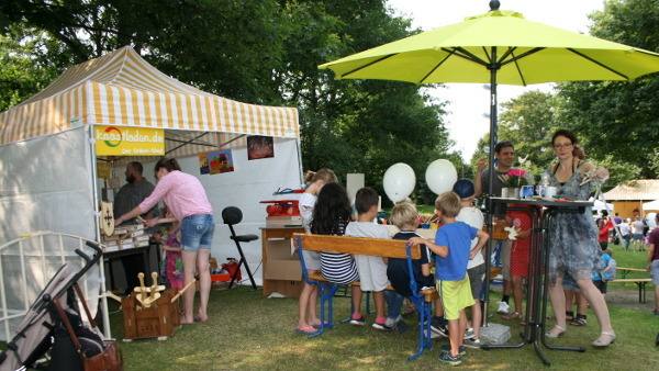 Immer gut besucht die Kinderwerkstatt 2017.