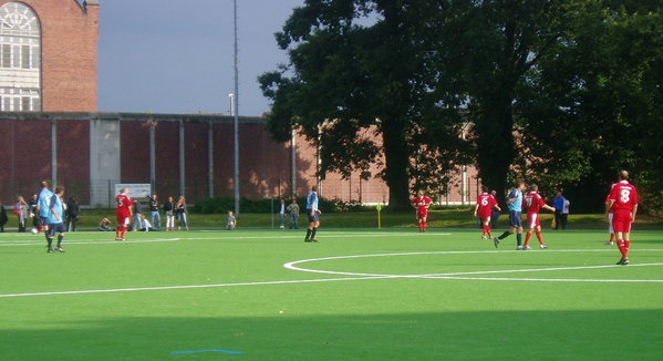 Fußballspiel Siegburger Stadtauswahl - Traditionsmannschaft  1.FC Köln