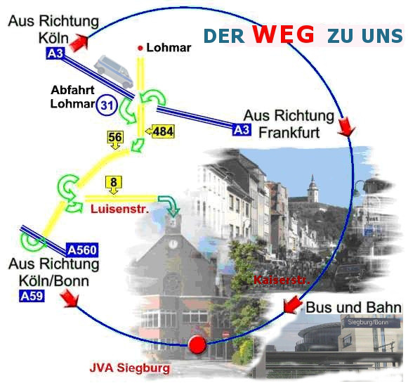 Der Weg zu uns